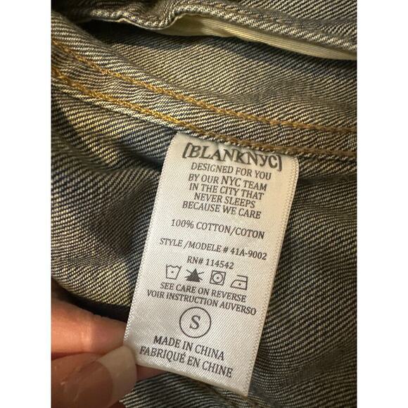 Blank NYC Denim Jacket, Womens Small - Picture 5 of 5